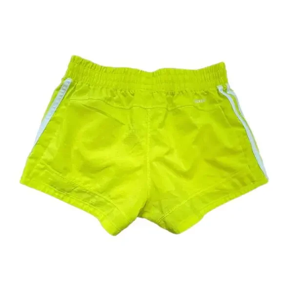 adidas Women's Bright Yellow 3” Athletic Shorts - Picture 2 of 6
